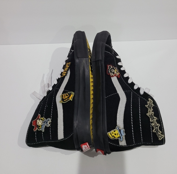 VANS Elijah Berle Skate Sk8 HI Decon Patch Art size 10 - Picture 8 of 10